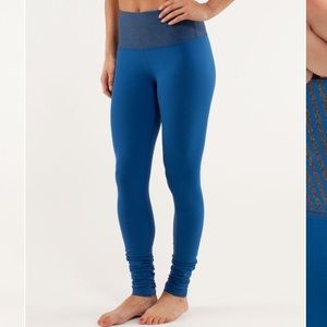 Lululemon wunder under high rise - Blue, Size 6